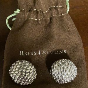 Ross Simons sterling silver earrings